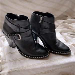 Heeled Biker Bootie